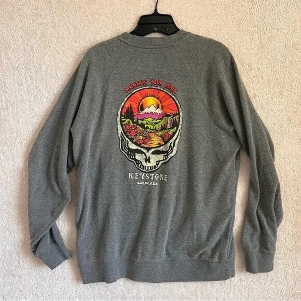 Techstyles Grateful Dead Keystone Colorado Crewneck Pullover Sweatshirt Sz. L